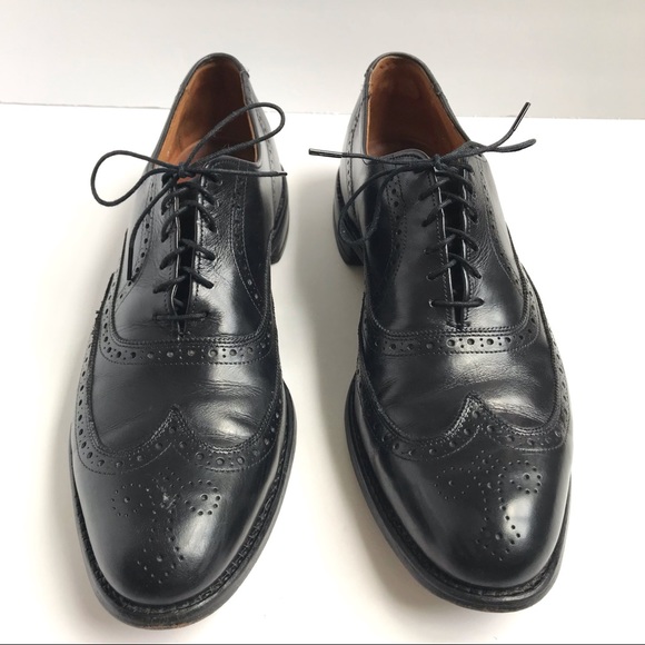 Allen Edmonds Chester Wingtip Oxford Black 11 A Narrow - Picture 2 of 13